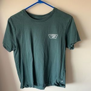 vans green tee